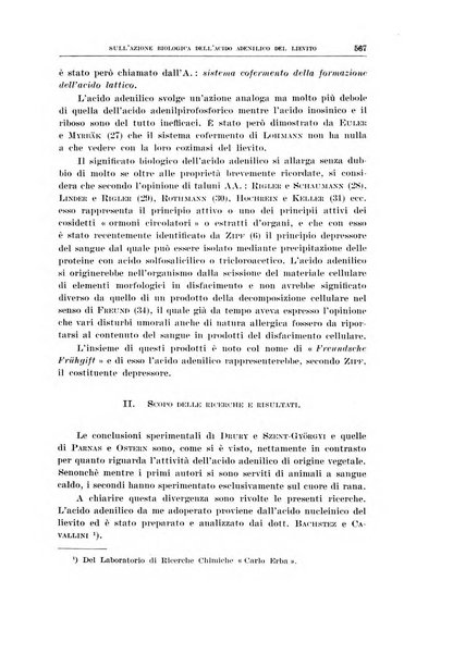 Archivio di scienze biologiche