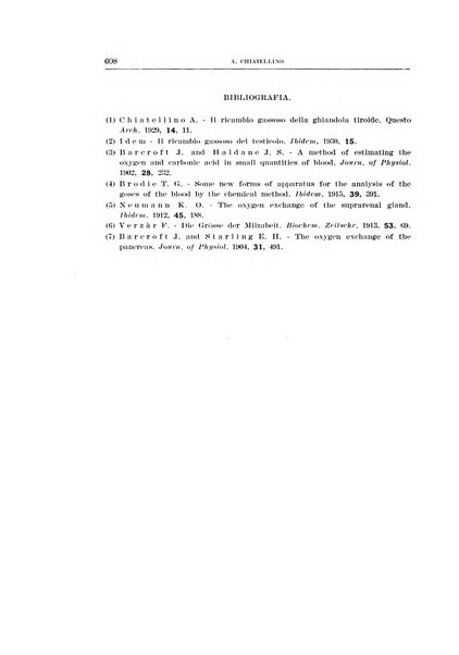 Archivio di scienze biologiche