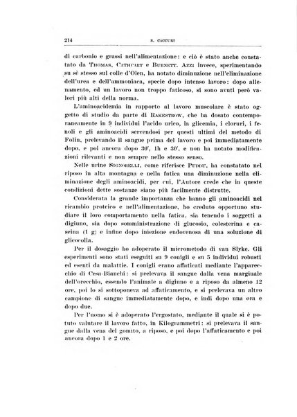 Archivio di scienze biologiche