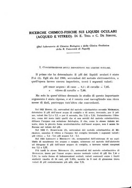 Archivio di scienze biologiche