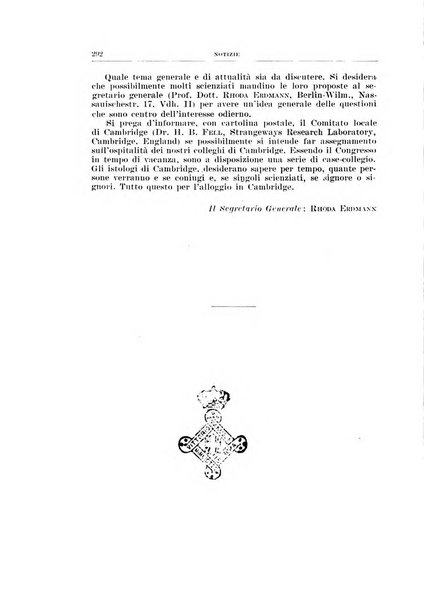 Archivio di scienze biologiche