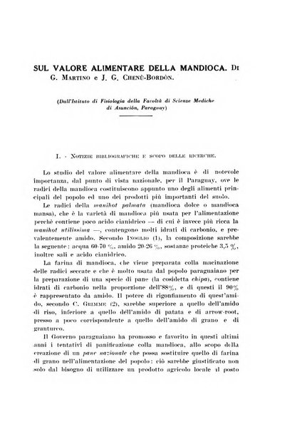 Archivio di scienze biologiche