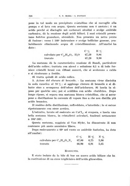 Archivio di scienze biologiche