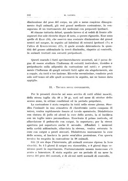 Archivio di scienze biologiche