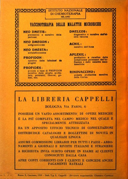 Archivio di scienze biologiche