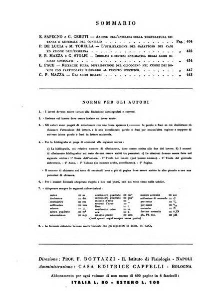 Archivio di scienze biologiche