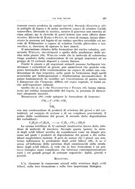 Archivio di scienze biologiche