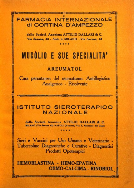 Archivio di scienze biologiche