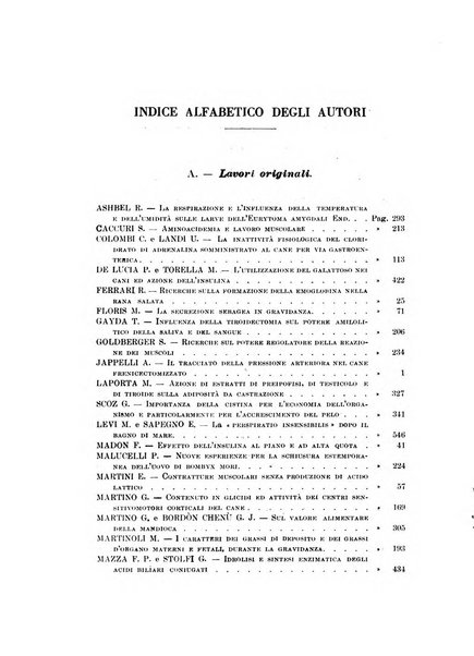 Archivio di scienze biologiche