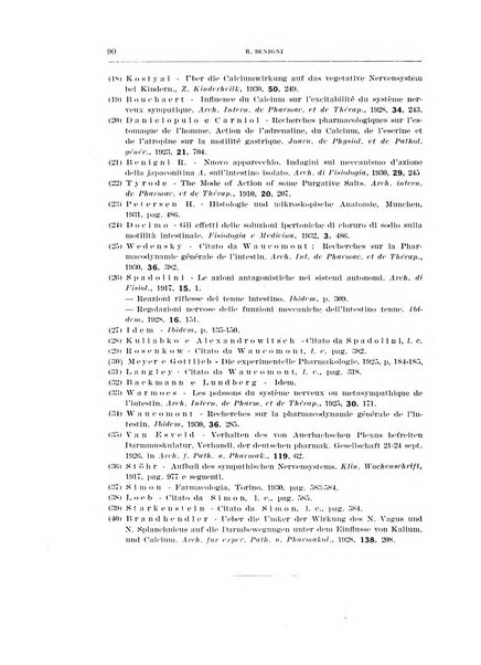 Archivio di scienze biologiche