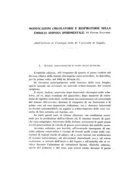 Archivio di scienze biologiche