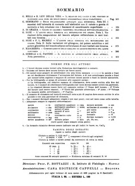 Archivio di scienze biologiche