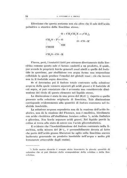 Archivio di scienze biologiche