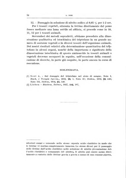 Archivio di scienze biologiche