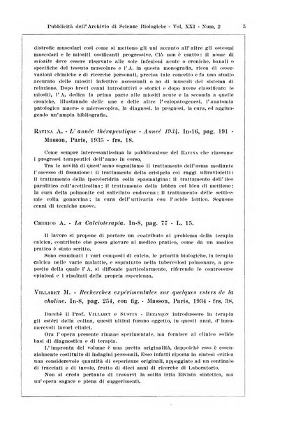 Archivio di scienze biologiche