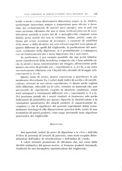 Archivio di scienze biologiche