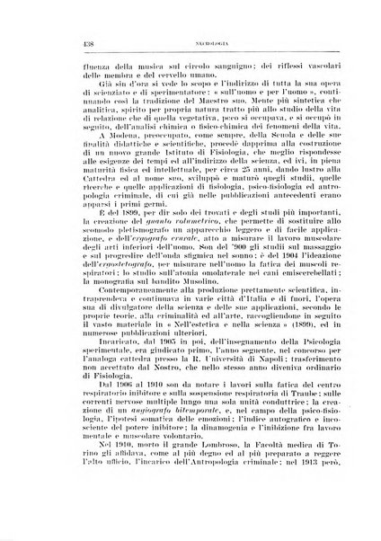 Archivio di scienze biologiche