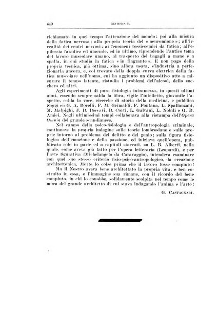 Archivio di scienze biologiche