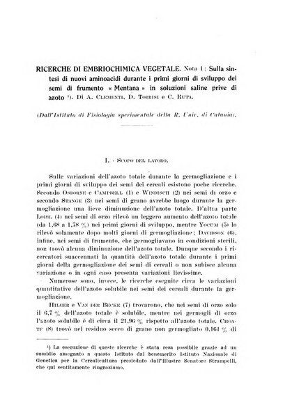 Archivio di scienze biologiche