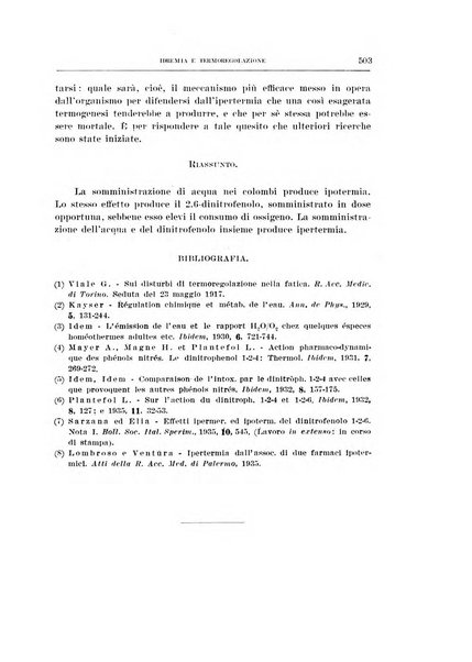 Archivio di scienze biologiche