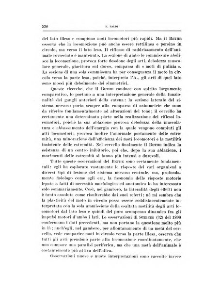 Archivio di scienze biologiche