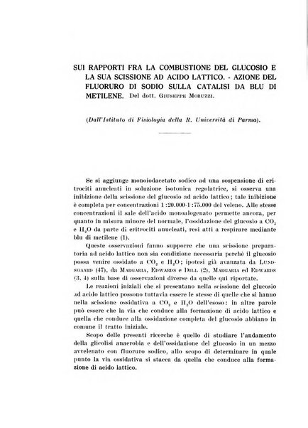 Archivio di scienze biologiche