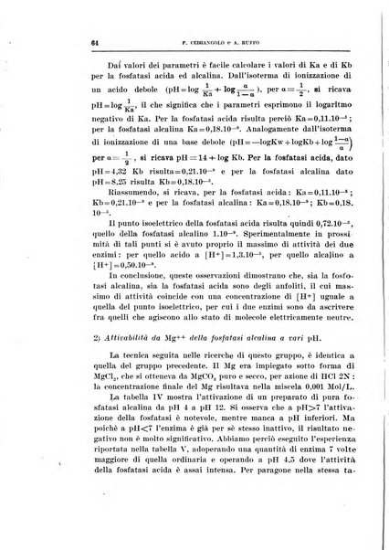 Archivio di scienze biologiche