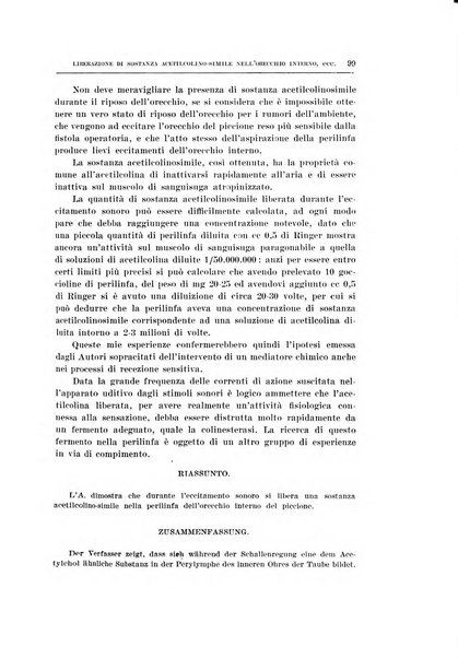 Archivio di scienze biologiche