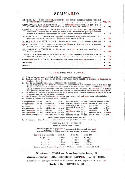 Archivio di scienze biologiche