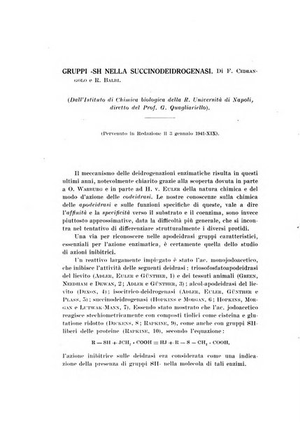 Archivio di scienze biologiche