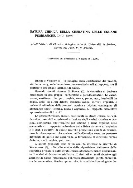 Archivio di scienze biologiche