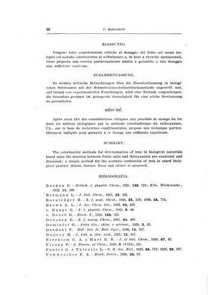 Archivio di scienze biologiche