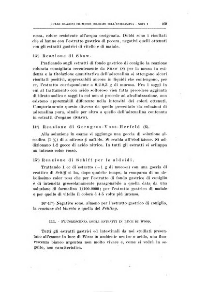 Archivio di scienze biologiche