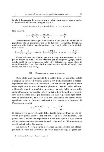 Archivio di scienze biologiche