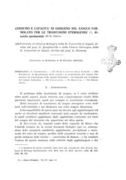 Archivio di scienze biologiche