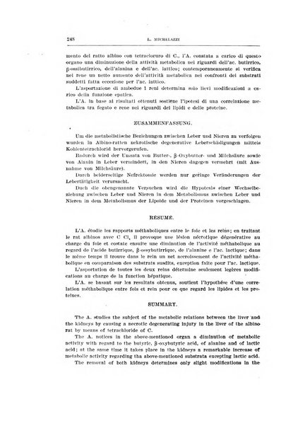 Archivio di scienze biologiche