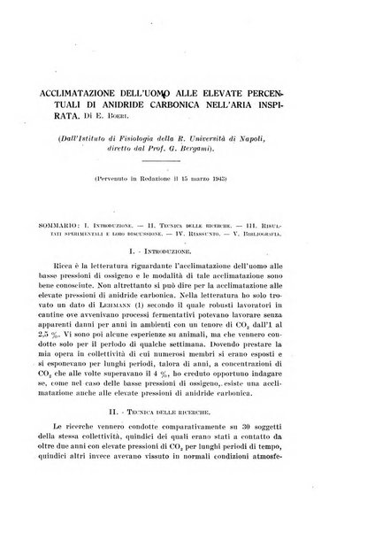 Archivio di scienze biologiche