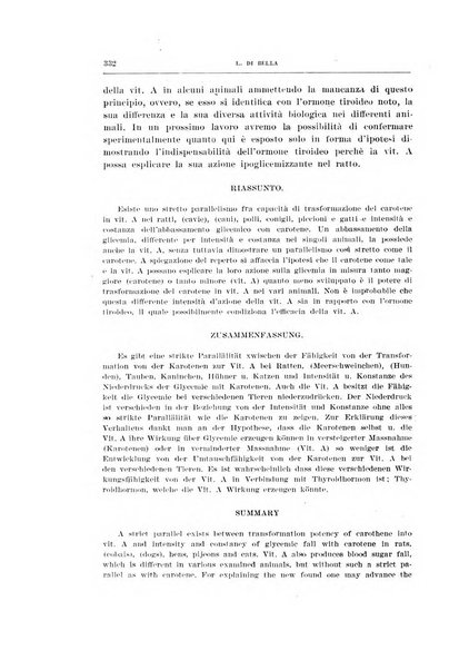 Archivio di scienze biologiche