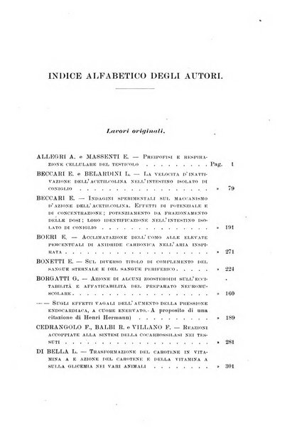 Archivio di scienze biologiche