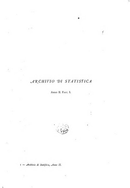 Archivio di statistica