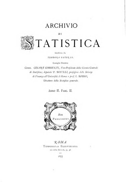 Archivio di statistica