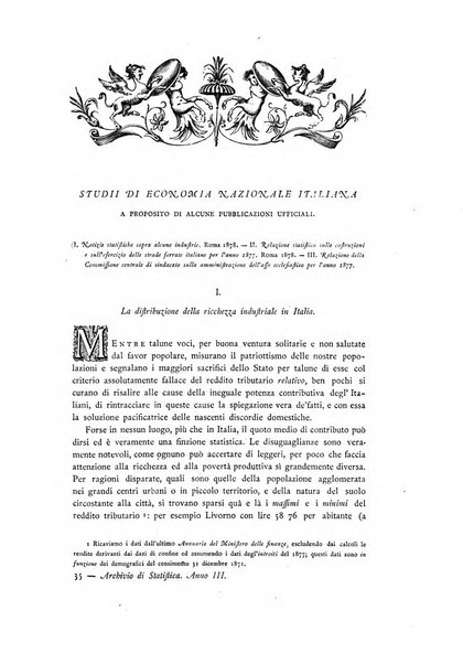 Archivio di statistica