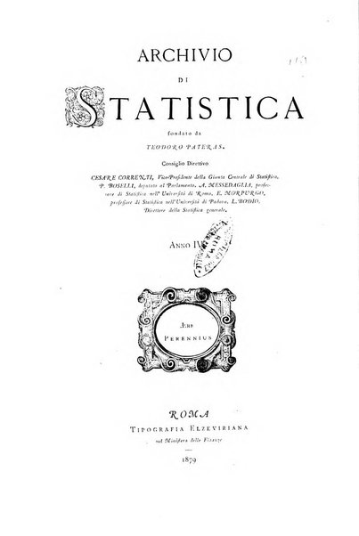 Archivio di statistica