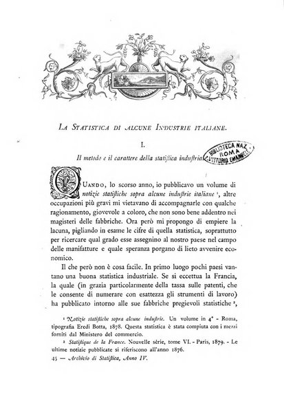 Archivio di statistica