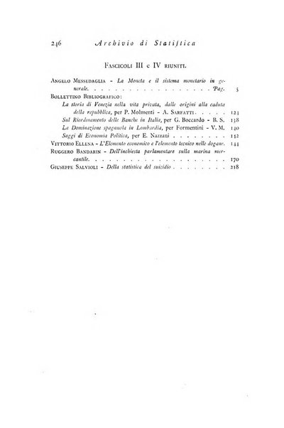 Archivio di statistica