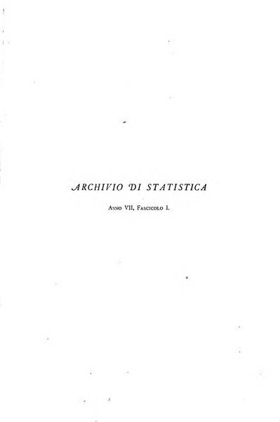 Archivio di statistica