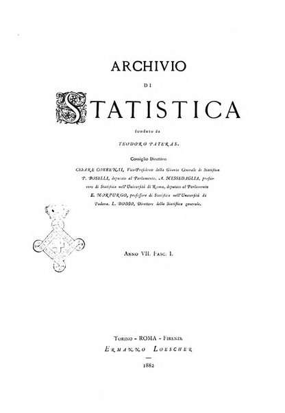 Archivio di statistica