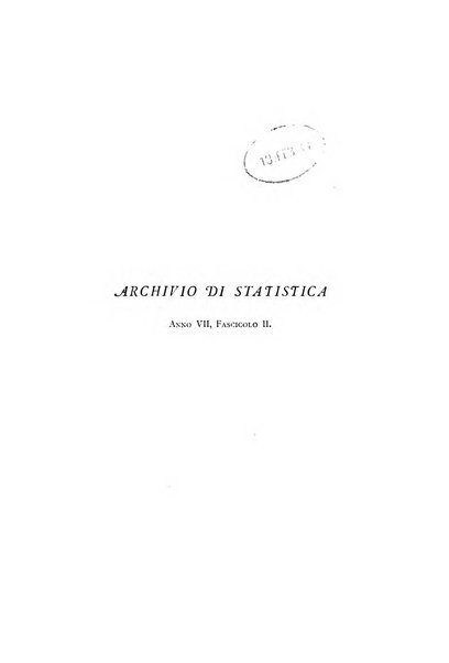 Archivio di statistica