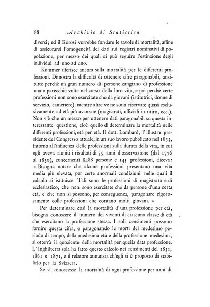 Archivio di statistica