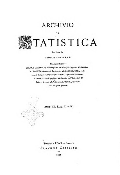 Archivio di statistica